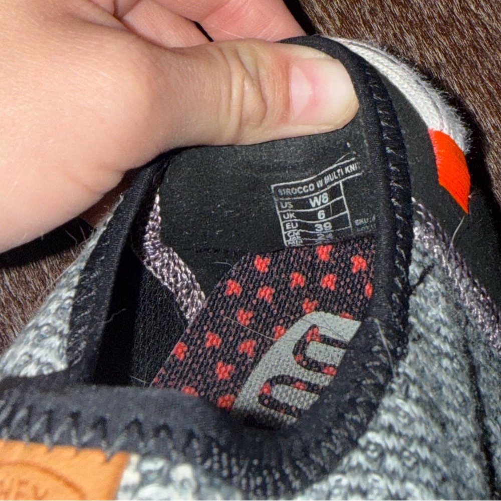 Women’s Hey Dude Sirocco Grey and Black Sneakers - Picture 3 of 4